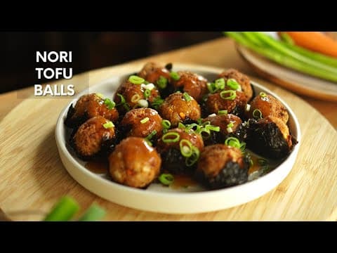 Nori Tofu Balls Recipe | How To Cook Nori Tofu Balls