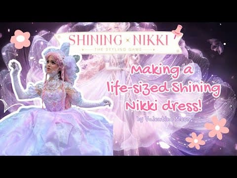 I made a life-sized Shining Nikki Dress for their 4th Anniversary!! 🤩💖