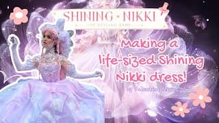 I made a life-sized Shining Nikki Dress for their 4th Anniversary!! 🤩💖