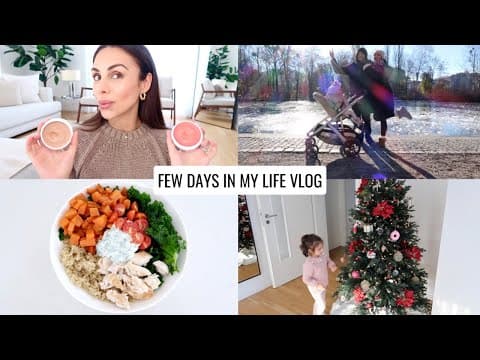 Vlog | Nourishing Protein Bowls, Decoring For Christmas & Glass Skin Makeup | Annie Jaffrey