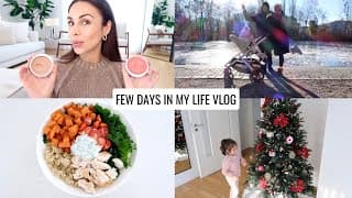 Vlog | Nourishing Protein Bowls, Decoring For Christmas & Glass Skin Makeup | Annie Jaffrey