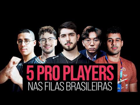 5 Pro Players Nas Filas Brasileiras