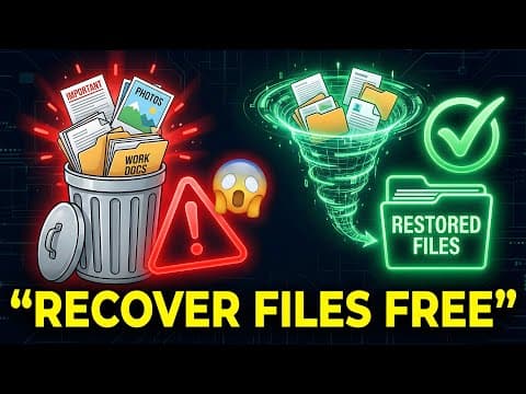 How To Recover Accidentally Deleted Files For Free In Minutes!