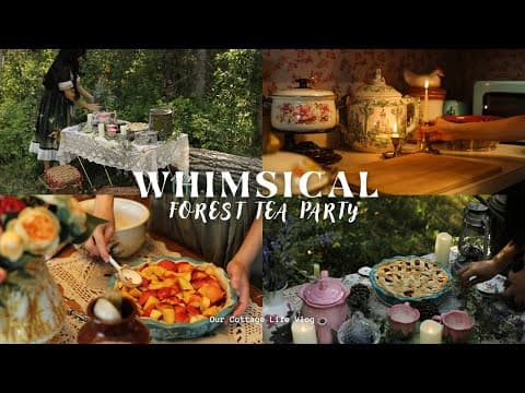 Whimsical Forest Tea Party🌿🫖 |  My Cottagecore Little Life