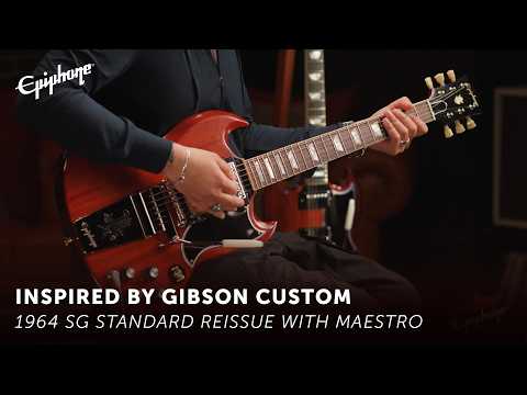 Epiphone 1964 Sg Standard Reissue With Maestro Vibrola - Epiphone Inspired By Gibson Custom