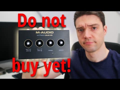 M-audio M-track Duo Hd Issues Update