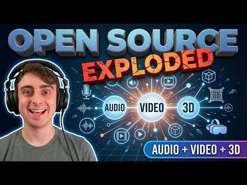 Open Source Ai Just *exploded* (audio, Video & 3d)