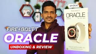 Fire Boltt Oracle Unboxing & Review🔥 Best Android Smartwatch Under 5000⚡ Fire Boltt Oracle Unboxing