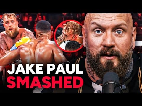 Jake Paul’s Jaw Broken By Anthony Joshua In Brutal Ko 🥊