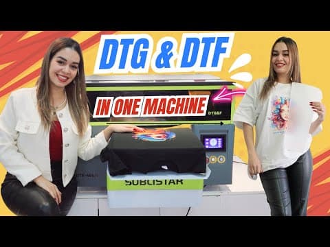 Dtf & Dtg In One Printing Machine  - Latest Digital Textile Printer