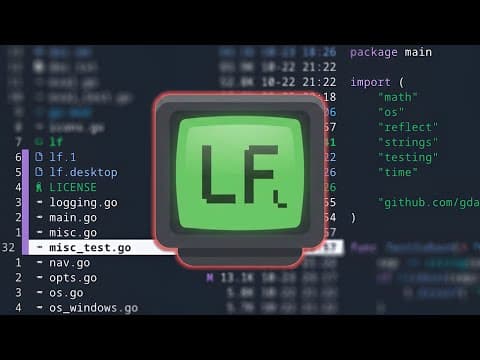 Lf : A Terminal File Manager For Windows, Macos And Linux