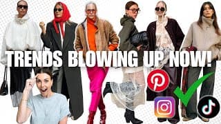 Winter 2025 Fashion Trends Blowing Up The Internet!