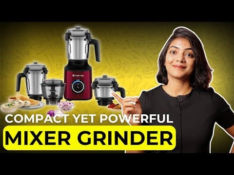 Atomberg Mixer Grinder: Compact, Secure, And Powerful
