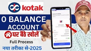 Kotak811 Account Opening Online 2025 | Kotak Mahindra Bank Open Account Zero Balance