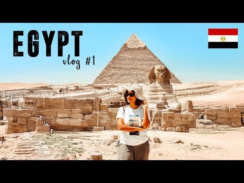 Egypt Travel Vlog | Exploring Cairo & The Great Pyramid Of Giza With My Subscribers! Ep 1