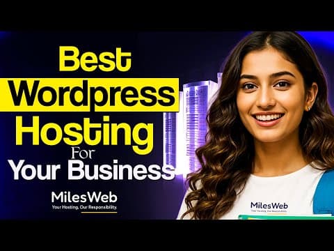 Best Wordpress Hosting India 2026 | #wordpresshosting #milesweb