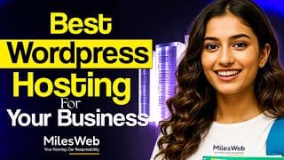 Best Wordpress Hosting India 2026 | #wordpresshosting #milesweb