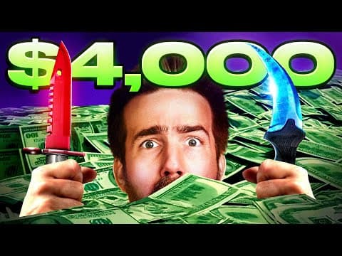 I Spent Way Too Much Money Trying To Hit The Jackpot! ($4000) - Skinclub
