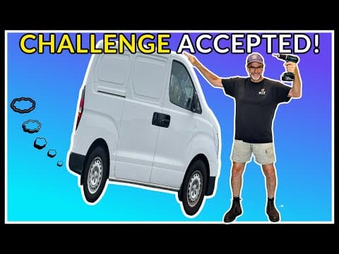 Awesome Van Conversion On A Tight Budget! Part 1