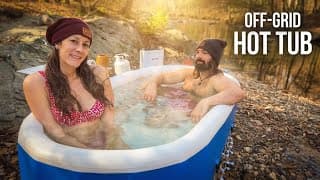 This Off-grid Hot Tub Setup Almost Didn’t Work