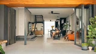 A Family’s Monochrome Open-concept Home With Colour Accents | Singapore