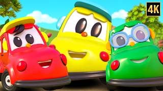 Five Little Cars, Car Cartoon Videos & Nursery Rhymes For Kids