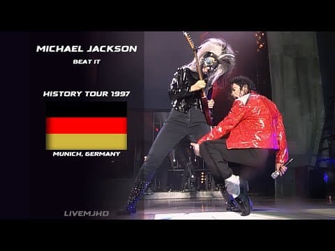 Michael Jackson - Beat It - Live Munich 1997 (2025 4k Remaster)