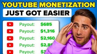 Youtube Monetization Is Now On ‘easy Mode’ For Small Channels (major Algorithm Shift)