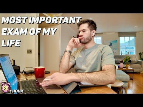 The Exam That Determines My Surgical Career | 1 Hour Study Vlog