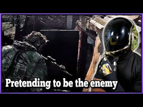 Azov Troops Fool Enemy Into Coming Out Of Hiding - Robot Reacts