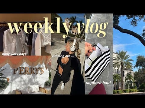 Weekly Vlog: Black Friday Prep, Sephora Haul, 5 Mile Run + It's Cold In Florida!