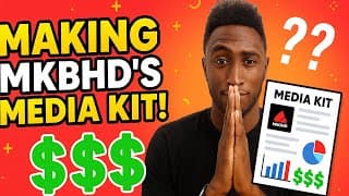 I Made Mkbhd"s Media Kit In 5 Minutes With Gamma