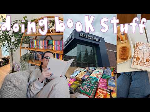 Let's Do Bookish Things Together ⭐️ Barnes Trip, Fantasy Romance Reads, + Library Book Haul!