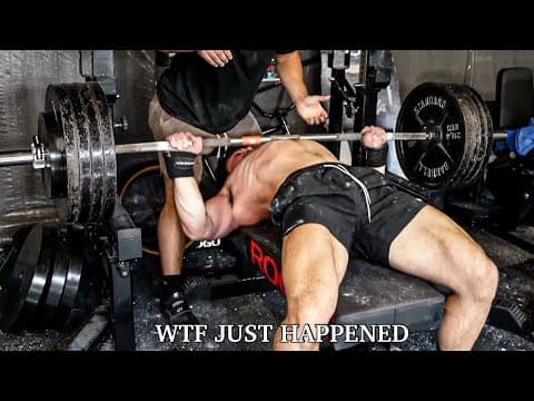 455lbs Bench Pr!!! Ahhhhh Wtf!!!
