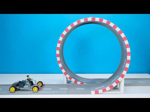 Lego Car Vs Massive Loop