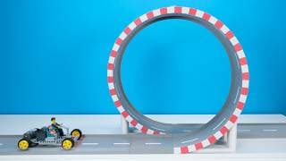 Lego Car Vs Massive Loop