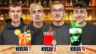 Boire Des Verres Du Niveau 1 À 10 : Qui Les Finira Tous ?