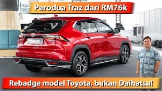 Perodua Traz 2026, Dari Rm76k - Rebadge Toyota, Bukan Daihatsu!