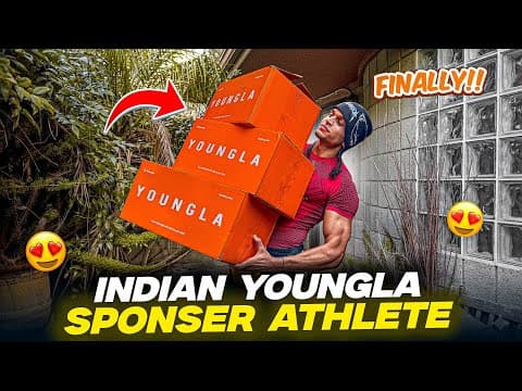 Finally YOUNGLA Sponsored Athlete From India 😍