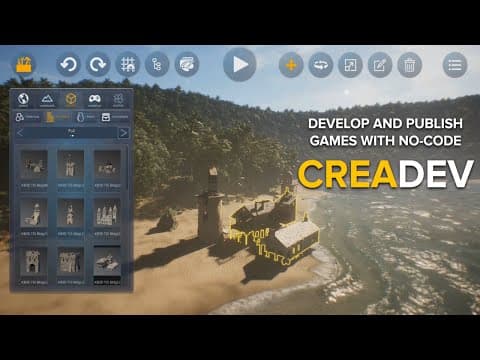 How To Make And Publish Aa Quality Games In 10 Minutes With No-code In Creadev