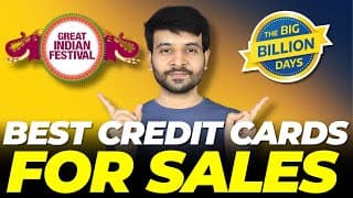 Best Credit Cards For Flipkart & Amazon Sale 2025 | Flipkart Bbd & Amazon Great Indian Festival