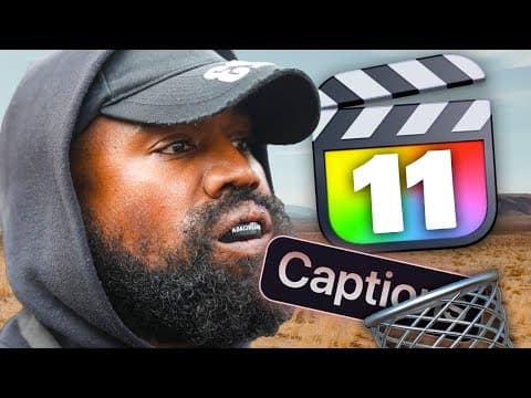 New Captions Are Boring In Final Cut Pro 11!