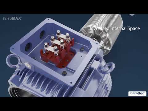 Marathon Terramax Series | Sca (ie2), Tca (ie3), Qca (ie4) Three Phase Motors For Industries