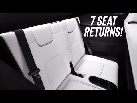 7 Seat Model Y Returns!