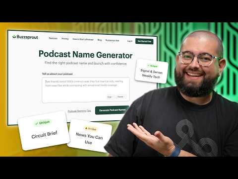 Podcast Name Generator That Finds Unique Titles