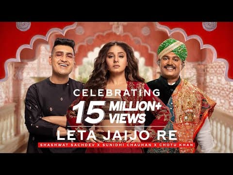 Coke Studio Bharat | Leta Jaijo Re | Shashwat Sachdev X Sunidhi Chauhan X Chotu Khan