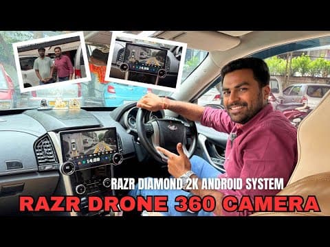 Ultimate Upgrade In Mahindra Xuv500 With The Razr Diamond 2k Android System & Drone 360 Camera 🚘
