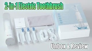 Best Budget 2-in-1 Electric Toothbrush From Marchpower - Review & Test!