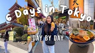 Japan Travel Vlog: What To Eat & Do In Tokyo (food, Shopping & Must-sees) 🇯🇵🍡
