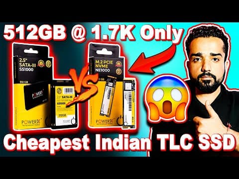 🔥512gb @ 1.7k Only🔥cheapest Indian Tlc Sata & Nvme Gaming Ssd @kshitijkumar1990